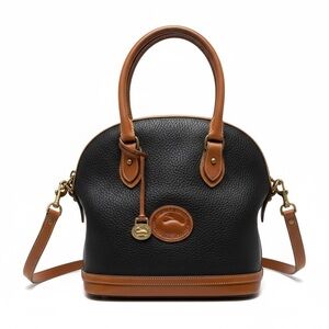 Authentic Dooney & Bourke AWL Vintage Satchel with COA & Duck Fob